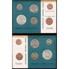 AUSTRALIA 1966 . MINT SET . STANDARD CARD